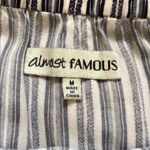 Blue and white striped dress - Picture 2 of 2